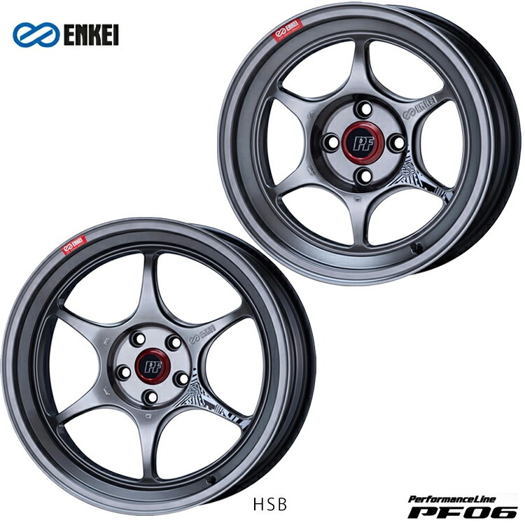 19インチ 5H114.3 9J 9J+40 5穴 パフォーマンスライン PF06 ホイール (1本/2本/4本) Hyper Silver(HSB) ENKEI Performance Line PF06 (HSB) 送料無料 エンケイ