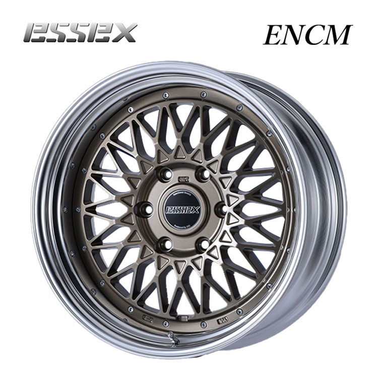 17インチ 6H139.7 8.5J 8.5J+13~50 6穴 ENCM-17 2ピース ホイール (1本/2本/4本) ブロンズ ESSEX ENCM-17 送料無料 エセックス|カーパーツ倉庫
