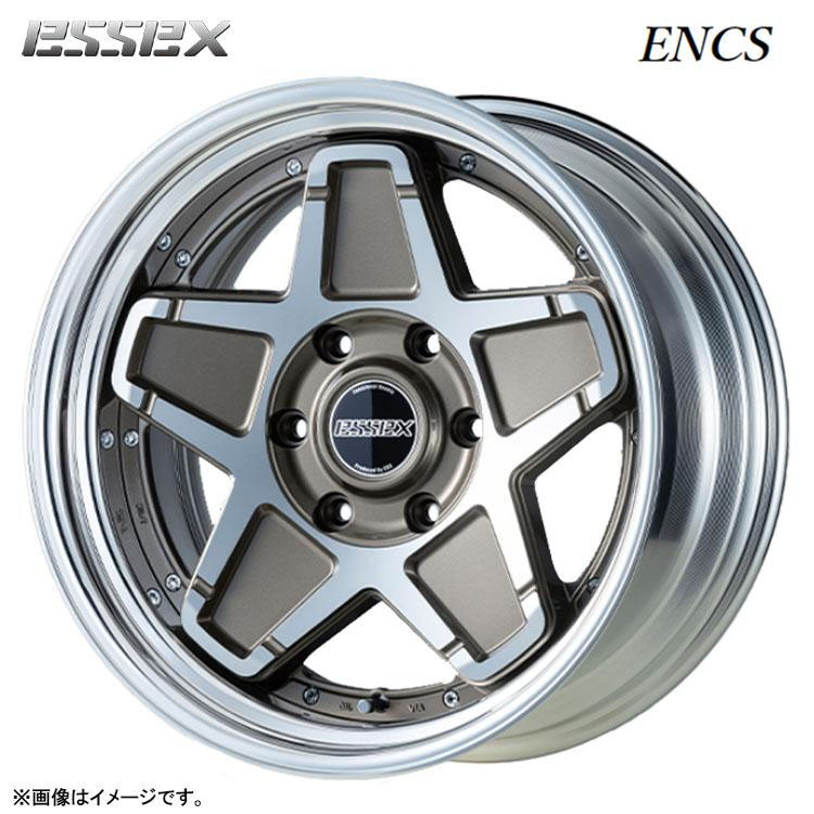 18インチ 6H139.7 11J 11J-25～40 6穴 ENCS-18 2ピース ホイール (1本/2本/4本) ブロンズポリッシュ ESSEX ENCS-18 2PIECE　ステップリム 送料無料 エセックス