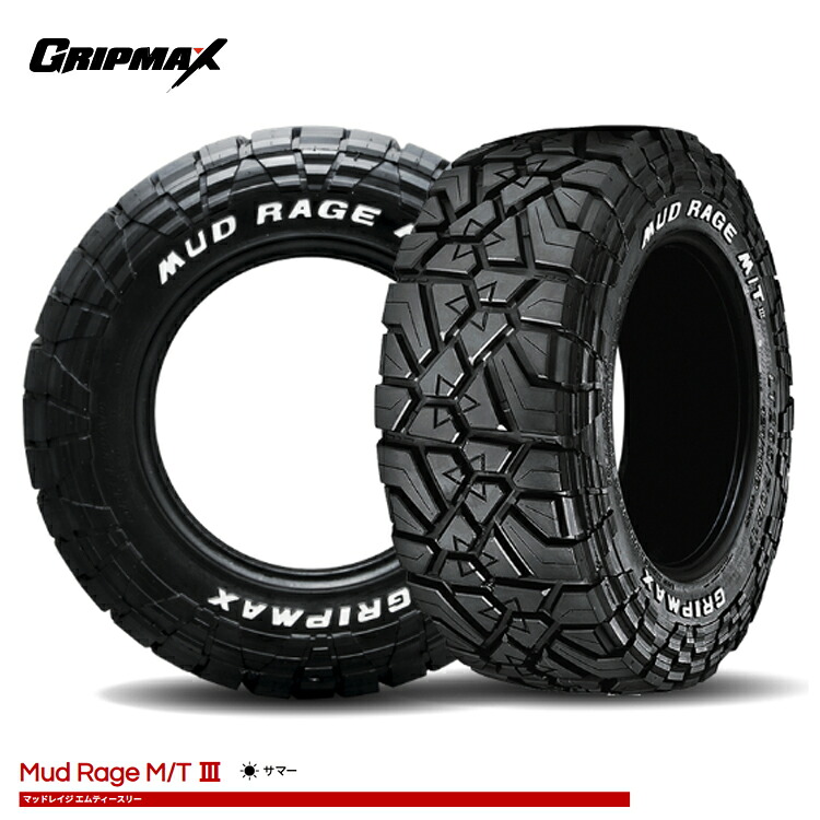 285/60R18 122/119Q LT (1本/2本/4本)送料無料 グリップマックス サマータイヤ GRIPMAX MUD Rage M/T3 マッドレイジ エムティスリー (18インチ)