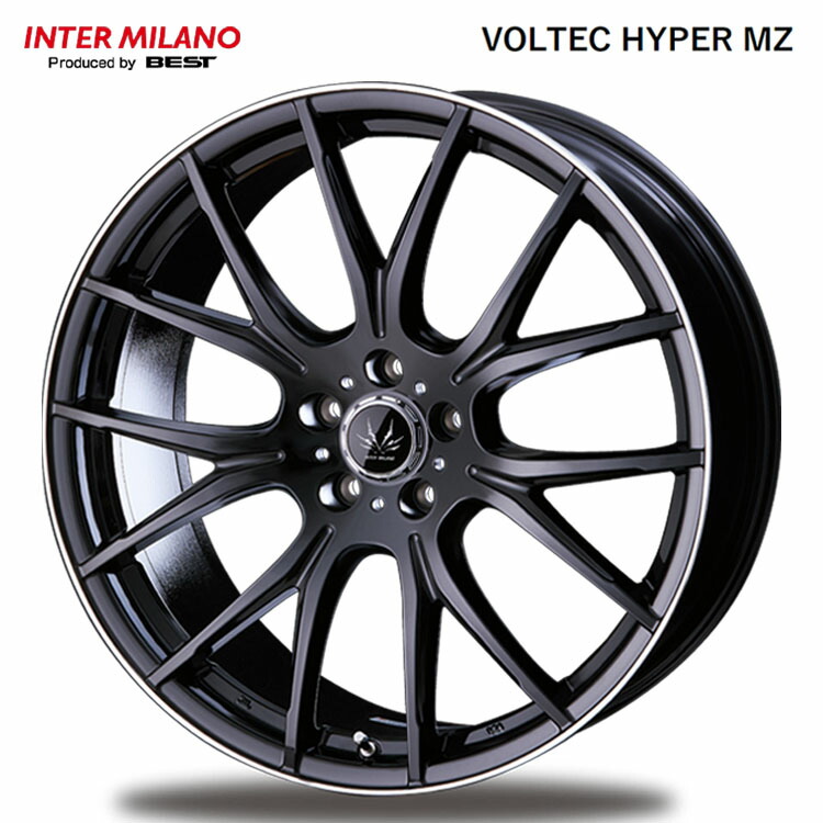 INTER MILANO VOLTEC MS-7アルミ20インチ8J+38 9J INTER MILANO VOLTEC MS-7アルミ20インチ8J+38 9J