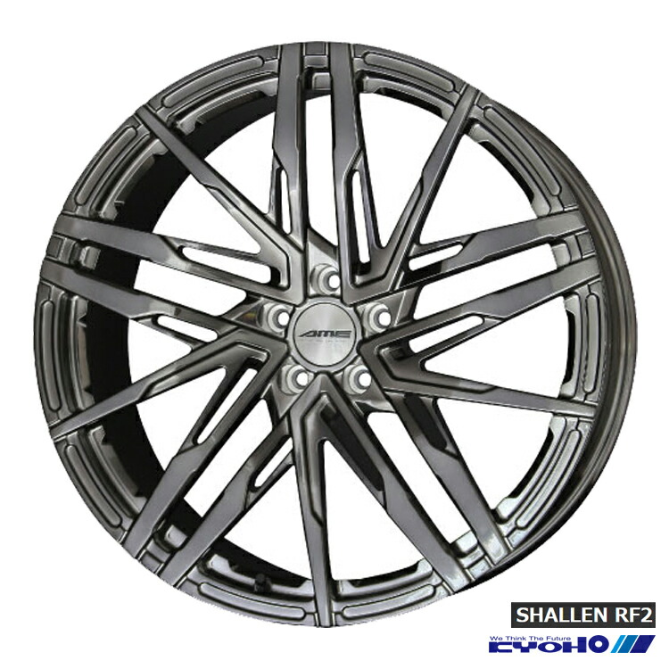 22インチ 5H112 10.5J 10.5J+27 5穴 シャレン RF2 ホイール (1本/2本/4本) パフフィニッシュxグレークリア KYOHO SHALLEN RF2 送料無料 共豊