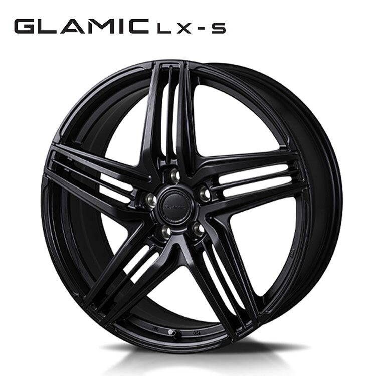 21インチ 5H114.3 8J 8J+38 5穴 グラミック LX-S for LEXUS&TOYOTA ホイール (1本/2本/4本) サテンブラック KIT JAPAN GLAMIC LX-S for LEXUS&TOYOTA 送料無料 ケイアイティジャパン