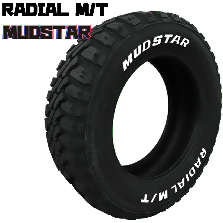 215/70R16 100T WL (1本/2本/4本)送料無料 マッドスター サマータイヤ MUDSTAR RADIAL M/T ラジアルエムティー (16インチ)