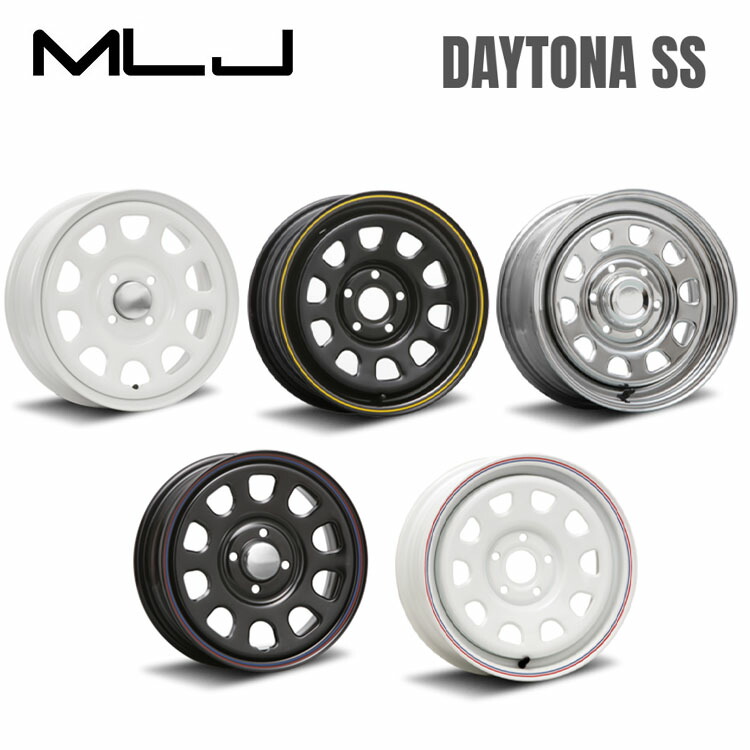 デイトナ　16インチ　7j 5h 楽天市場】送料無料 MLJ デイトナSS 7J-16 +35 5H-114.3 MLJ