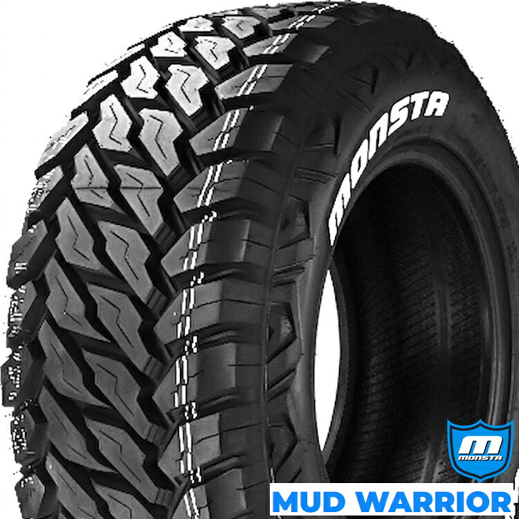 【お買い物マラソン 7/19(日)20:00~】LT265/70R17 121/118Q (1本/2本/4本)送料無料 モンスタタイヤ サマータイヤ MONSTA TYRES MUD WARRIOR マッドウォーリアー MT (17インチ)|カーパーツ倉庫