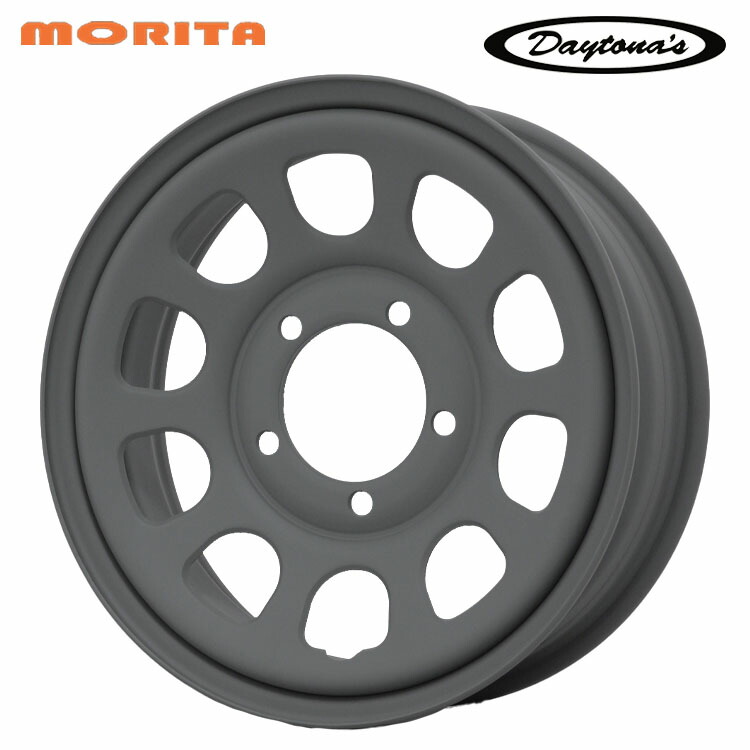16インチ 5H139.7 5.5J 5.5J+22 5穴 デイトナズ G2 ホイール (1本/2本/4本) マットグレー MORITA DAYTONA'S　G2 送料無料 森田システム