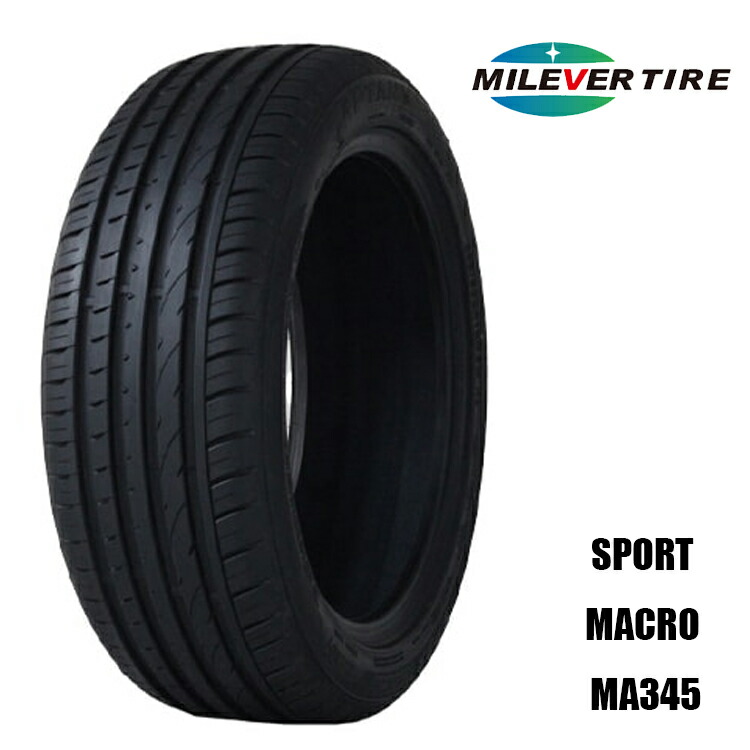 165/40R17 72V XL (1本/2本/4本)送料無料 ミレバー サマータイヤ MILEVER TIRE スポーツマクロ MA345 (17インチ) 13,972円