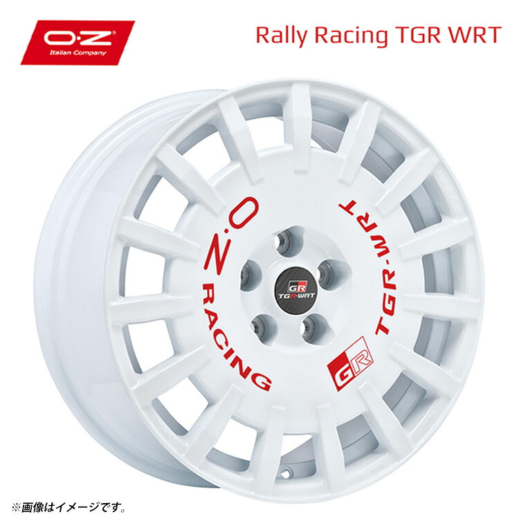18インチ 5H114.3 8J 8J+45 5穴 ラリーレーシング TGR WRT ホイール (1本/2本/4本) レースホワイト OZ Rally Racing TGR WRT 送料無料 OZ｜カーパーツ倉庫