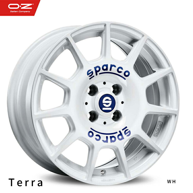 【お買い物マラソン 7/19(日)20:00~】16インチ 4H108 7J 7J+25 4穴 テラ ホイール (1本/2本/4本) WH/ホワイト sparco TERRA 送料無料 スパルコ|カーパーツ倉庫