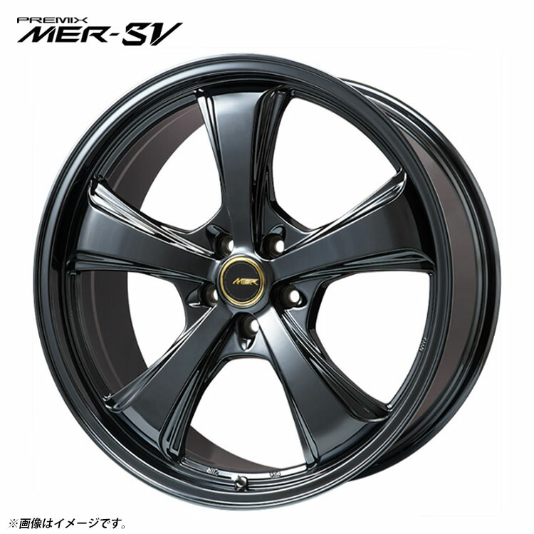 19インチ 5H114.3 8J 8J+45 5穴 エムイーアール エスブイ ホイール (1本/2本/4本) BMC PREMIX MER-SV 送料無料 プレミックス