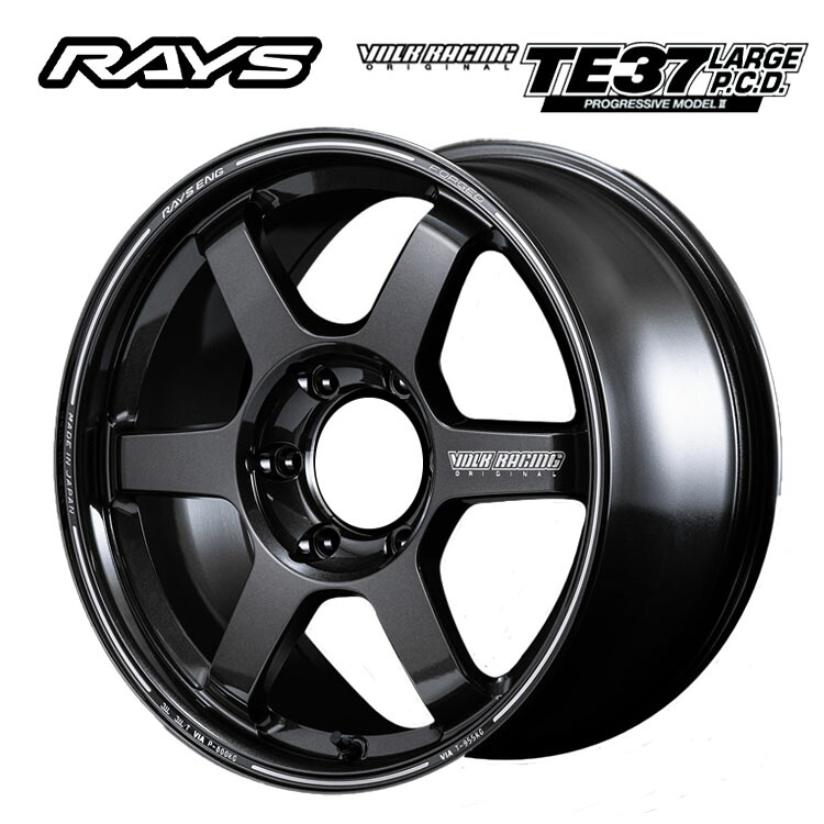18インチ 6H139.7 9J 9J+50 6穴 ホイール (1本/2本/4本) ダイヤモンドダークガンメタ(MM) RAYS VOLK RACING TE37 LARGE P.C.D. PROGRESSIVE MODEL2 (MM) 送料無料 レイズ