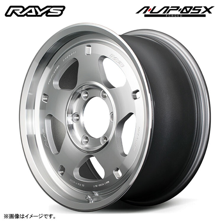 18インチ 6H139.7 8J 8J+38 6穴 エーラップ05X ホイール (1本/2本/4本) ダイヤモンドシルバー/フルDC RAYS A-LAP-05X 送料無料 レイズ