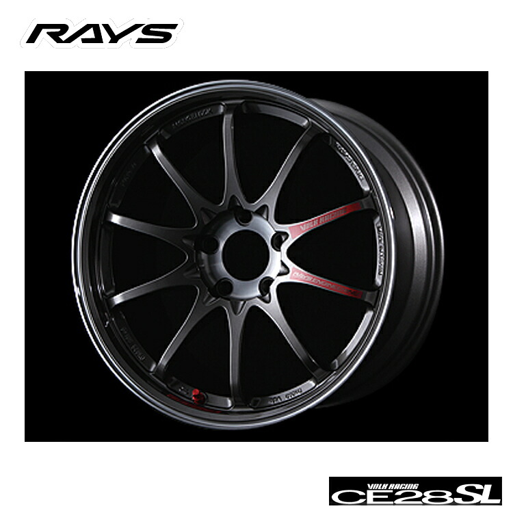 18インチ 5H114.3 8.5J 8.5J+35 5穴 ボルクレーシング シーイーニーハチ エスエル ホイール (1本/2本/4本) プレスドグラファイト（PG） RAYS VOLKRACING CE28SL 送料無料 レイズ