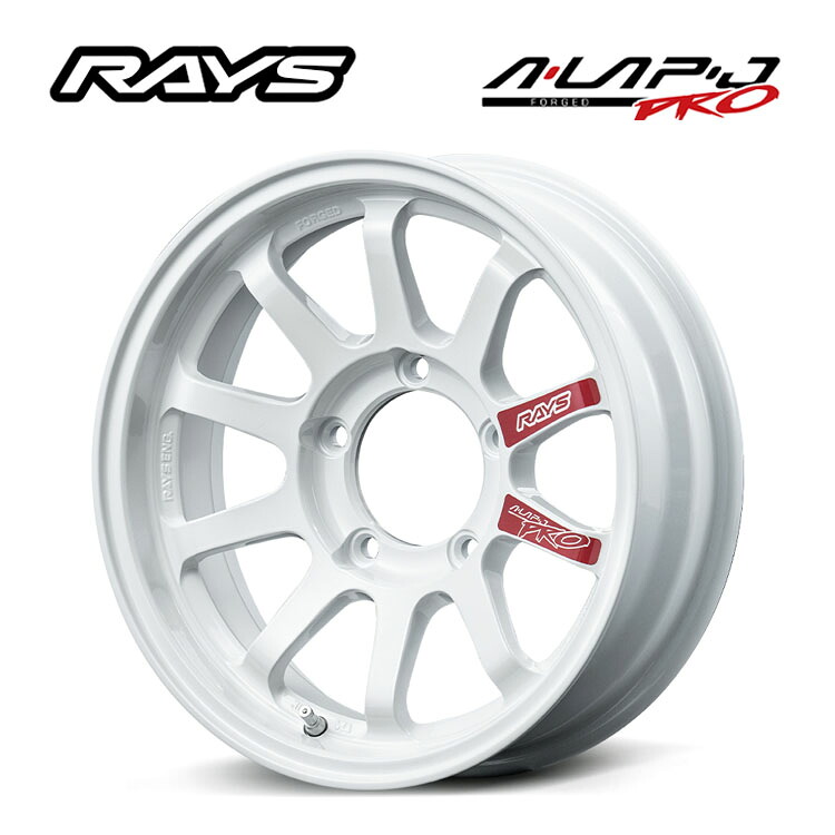 16インチ 5H139.7 5.5J 5.5J+21 5穴 A・LAP-J PRO ホイール (1本/2本/4本) ダッシュホワイト(DW) RAYS A・LAP-J PRO 送料無料 レイズ|カーパーツ倉庫
