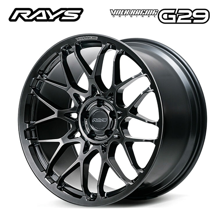 21インチ 5H112 8.5J 8.5J+22 5穴 ボルクレーシング G29 ホイール (1本/2本/4本) シャイニングスーパーブラック（SK） RAYS VOLK RACING　G29 送料無料 レイズ