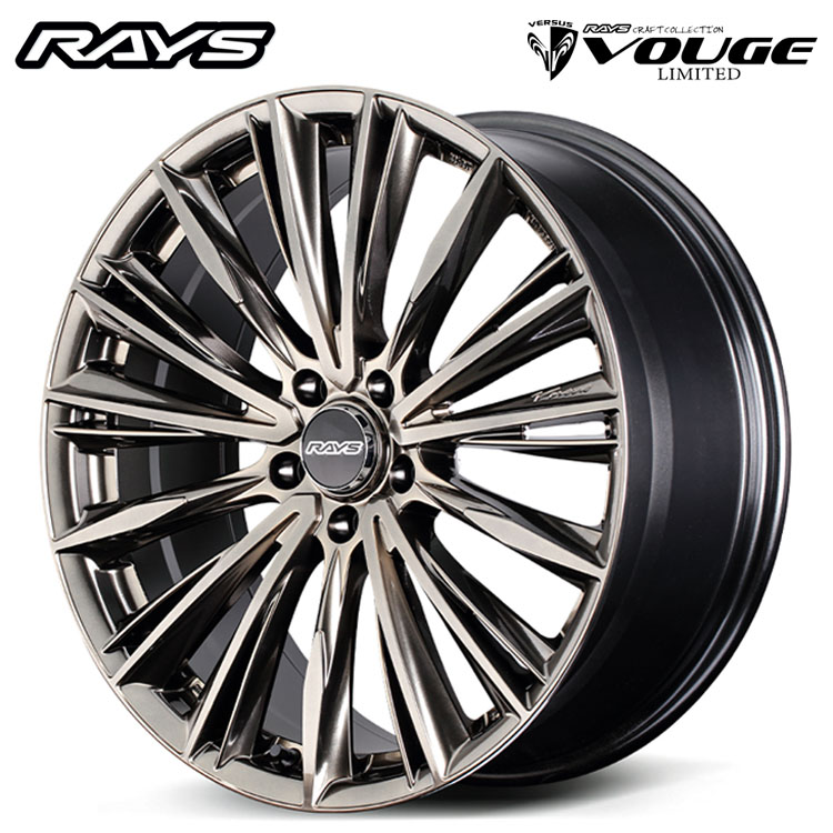 20インチ 5H114.3 8.5J 8.5J+38 5穴 ベルサス VOUGE Limited ホイール (1本/2本/4本) グレイスゴールド RAYS VERSUS VOUGE Limited 送料無料 レイズ
