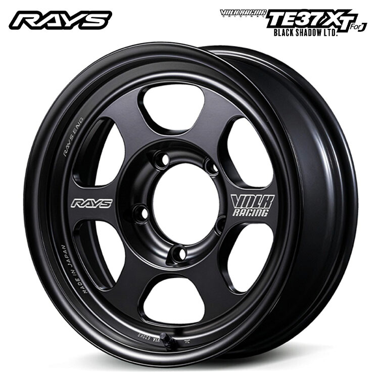 16インチ 5H139.7 5.5J 5.5J+20 5穴 ボルクレーシング TE37XT for J Black Shadow LTD ホイール (1本/2本/4本) マットトランスルーセントブラック(PH) RAYS VOLK RACING TE37XT for J Black Shadow LTD 送料無料 レイズ