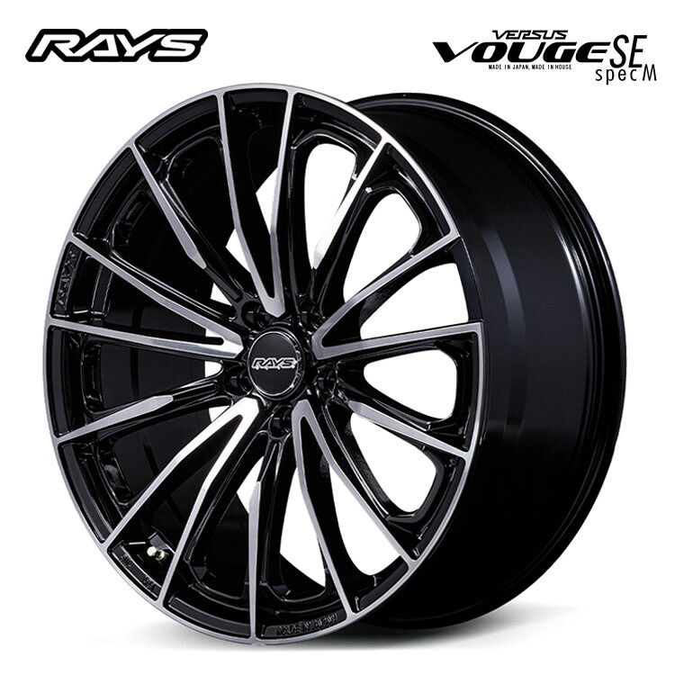 19インチ 5H114.3 7.5J 7.5J+48 5穴 ベルサス VOUGE SE SPEC-M ホイール (1本/2本/4本) DC/サイドグロッシーブラック RAYS VERSUS VOUGE SE SPEC-M 送料無料 レイズ