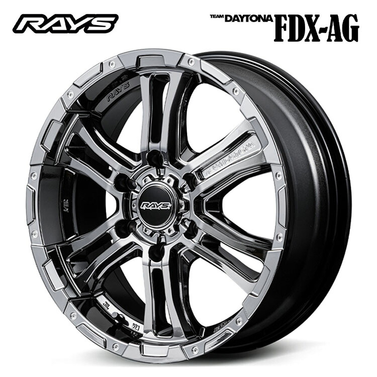 ホイール16インチ 6H139.7 6.5J 6.5J+38 6穴 チームデイトナ FDX-AG