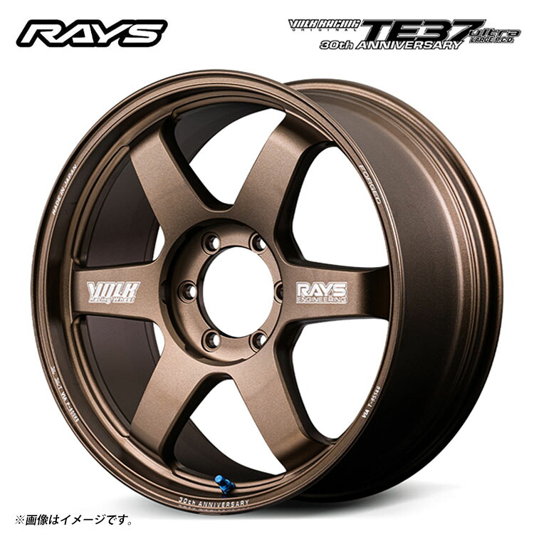 18インチ 6H139.7 8J 8J+36 6穴 ボルクレーシング TE37 ウルトラ LARGE P.C.D 30th マシニングVer ホイール (1本/2本/4本) RAYS VOLK RACING TE37 ultra LARGE P.C.D 30th MACINING Ver 送料無料 レイズ