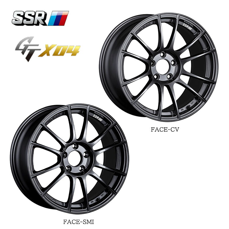 19インチ 5H112 10.5J 10.5J+35 5穴 GTX04forスープラ（A90） ホイール (1本/2本/4本) ダークガンメタ SSR GTX04forSUPURA（A90） 送料無料 SSR