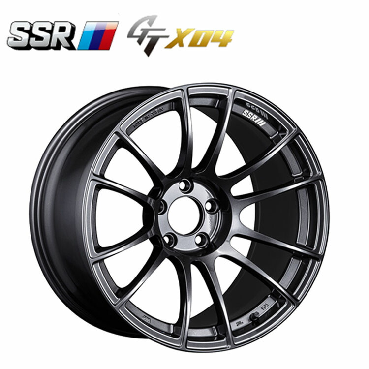 SSR GTX04 18x8.5 +44 5x112 Black Graphite main image 0