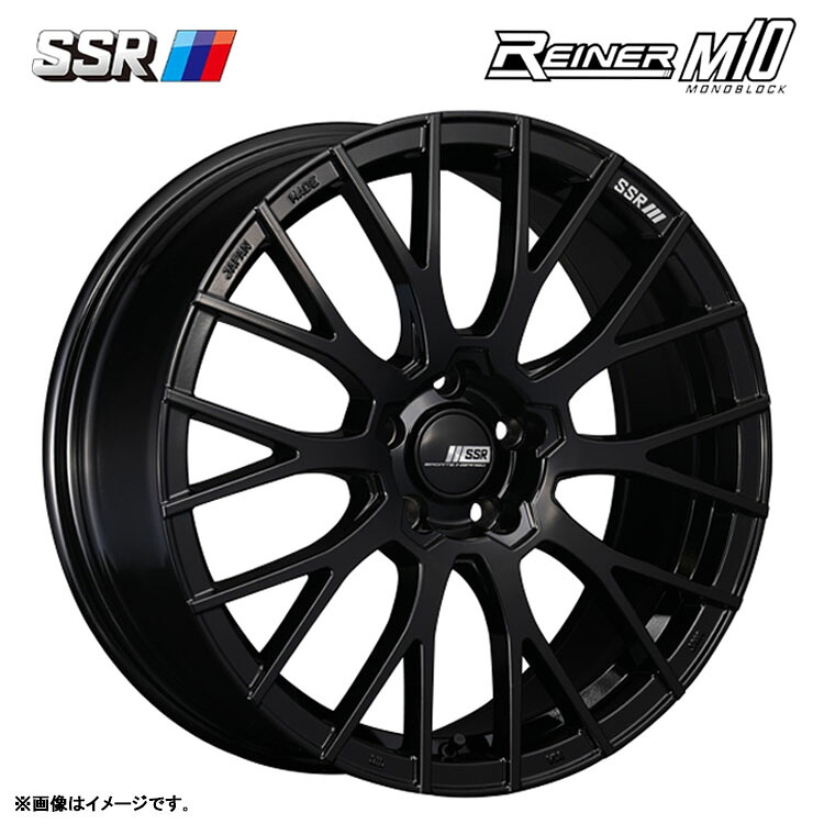 18インチ 5H100 7.5J 7.5J+45 5穴 ライナー M10 MONOBLOCK ホイール (1本/2本/4本) グロスブラック SSR REINER M10 MONOBLOCK 送料無料 SSR