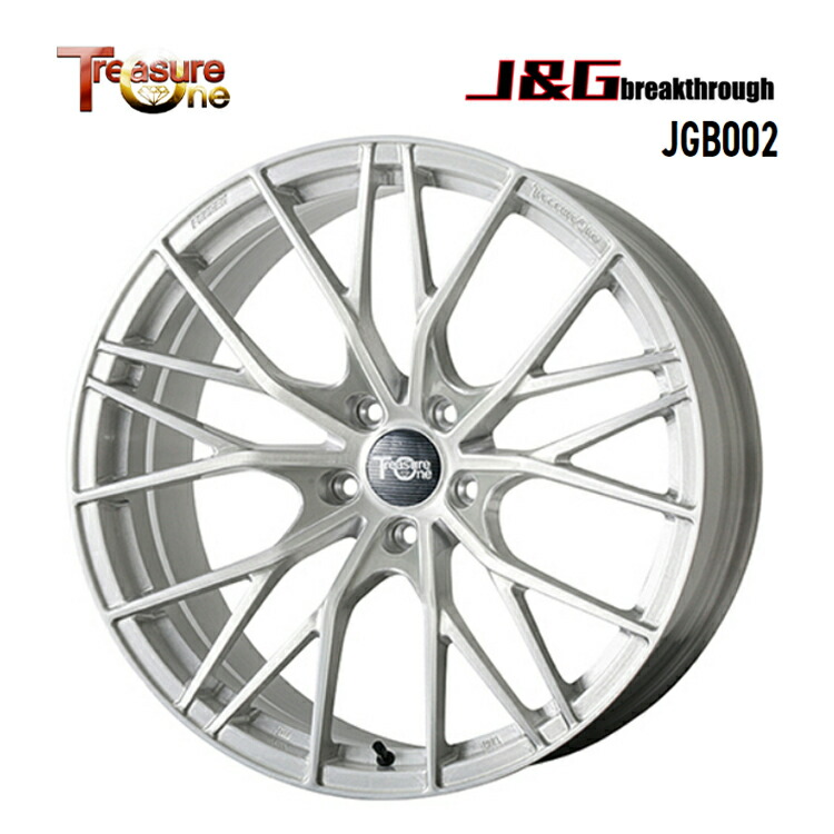 21インチ 5H130 10J 10J+45 5穴 J&Gブレイクスルー JGB002 ホイール (1本/2本/4本) ブラッシュド TreasureOne J&G breakthrough JGB002 送料無料 トレジャーワン