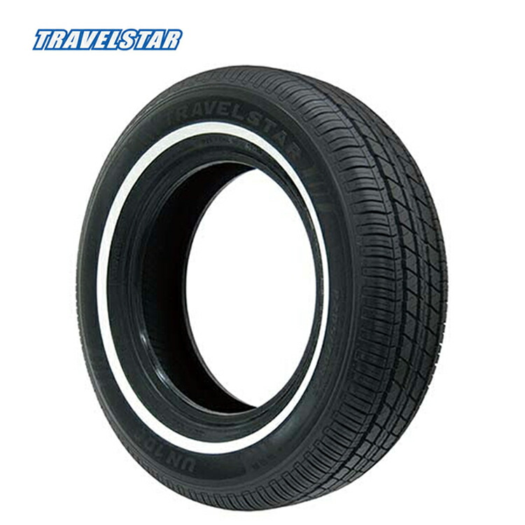 215/75R15 100S (1本/2本/4本)送料無料 トラベルスター サマータイヤ TRAVELSTAR UN106.WSW ユーエヌイチマルロク ホワイトリボン (15インチ)