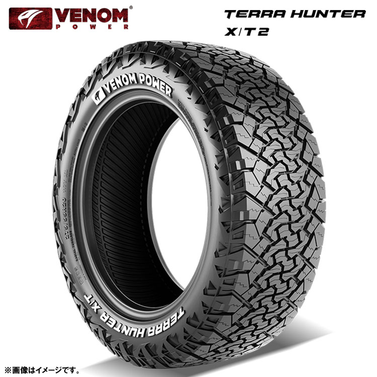LT265/70R18 10PR 124/121S (1本/2本/4本)送料無料 ヴェノムパワー サマータイヤ VENOM POWER TERRA HUNTER X/T2 RWL テラハンター X/T2 (18 10PRインチ)