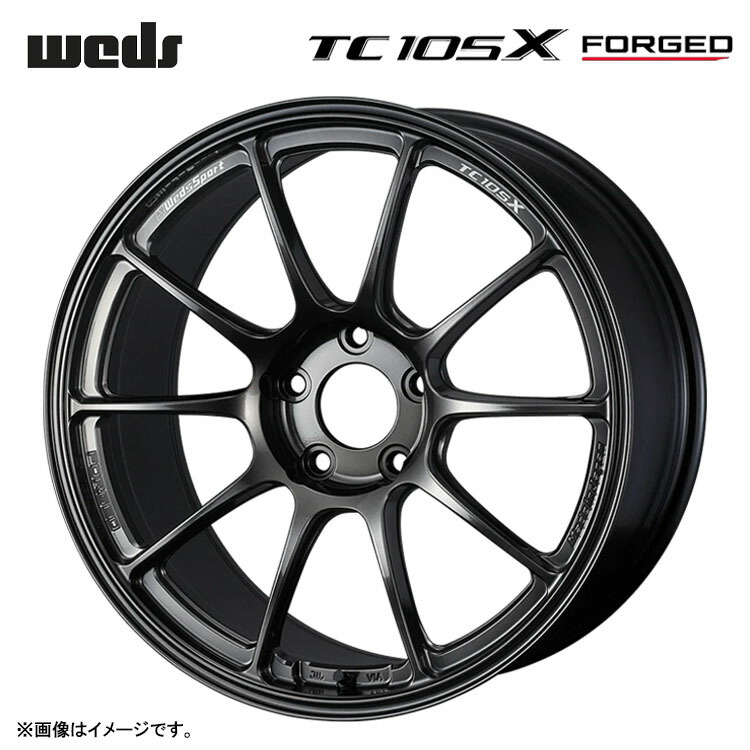 19インチ 5H112 8.5J 8.5J+45 5穴 ウェッズスポーツ TC105X フォージド ホイール (1本/2本/4本) EJ-TITAN weds WedsSport TC105X FORGED 送料無料 ウェッズ