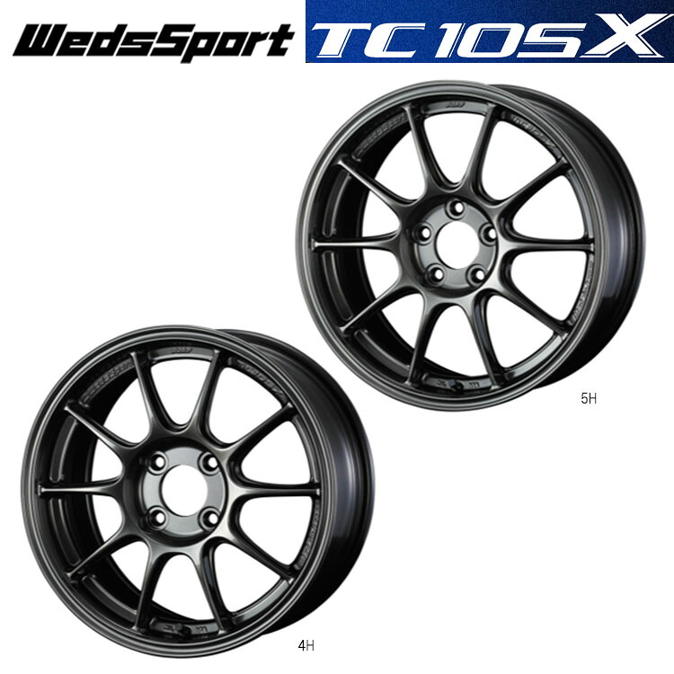 17インチ 5H100 8J 8J+42 5穴 ウェッズスポーツ TC105X ホイール (1本/2本/4本) EJ-TITAN weds WedsSport TC105X 送料無料 ウェッズ