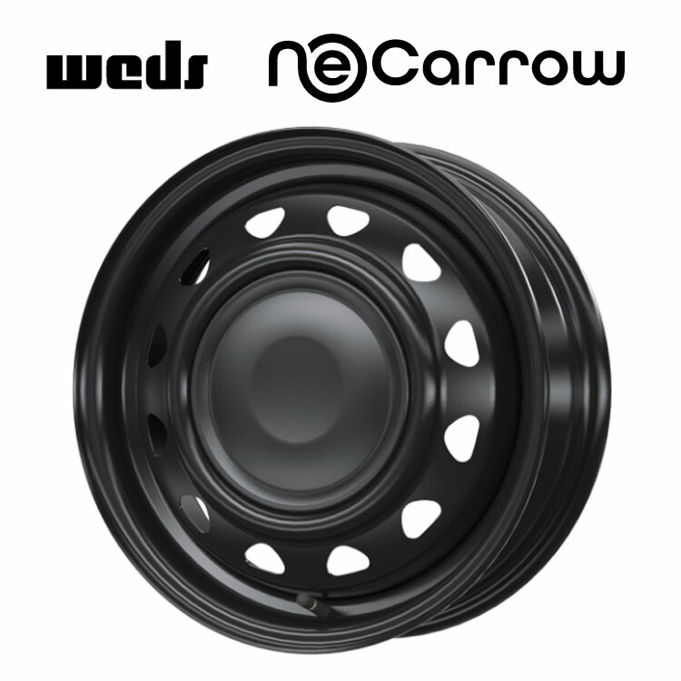 送料無料 ウェッズ ネオキャロ 4.5J-14 45 8H-100 114.3 NeoCarrow 1 本