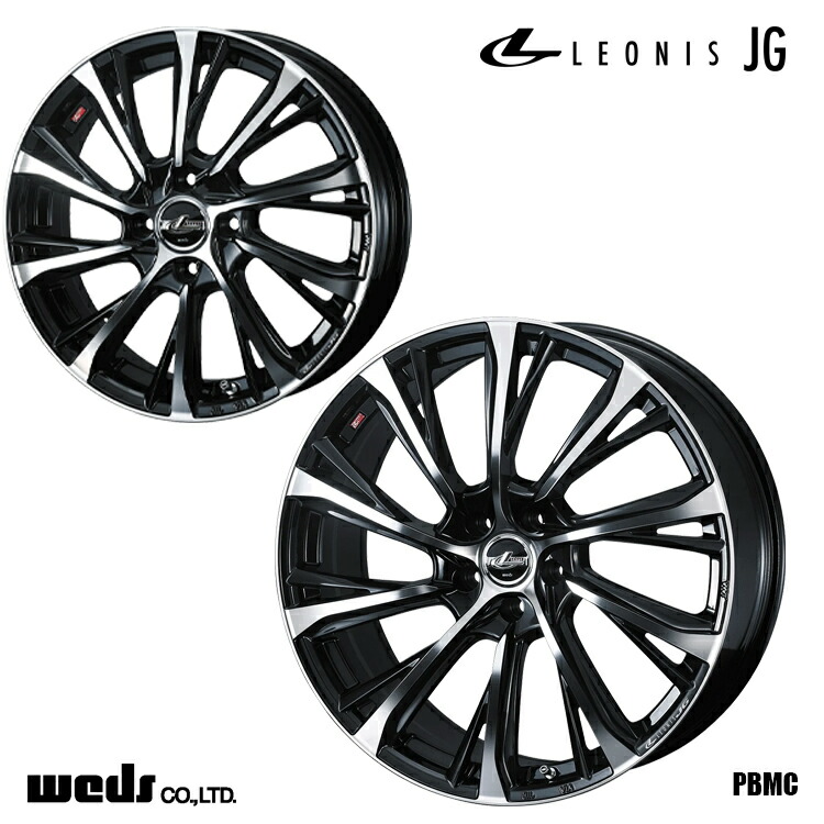 楽天市場】19インチ 5H120 7J 7J+39 5穴 レオニス・ジェイジー