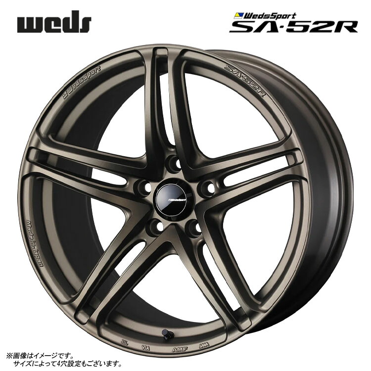 【お買い物マラソン 7/19(日)20:00~】18インチ 5H114.3 8.5J 8.5J+35 5穴 ウェッズスポーツ SA-52R ホイール (1本/2本/4本) EJ-BRONZE II(イージェーブロンズツー) weds WedsSport SA-52R 送料無料 ウェッズ|カーパーツ倉庫