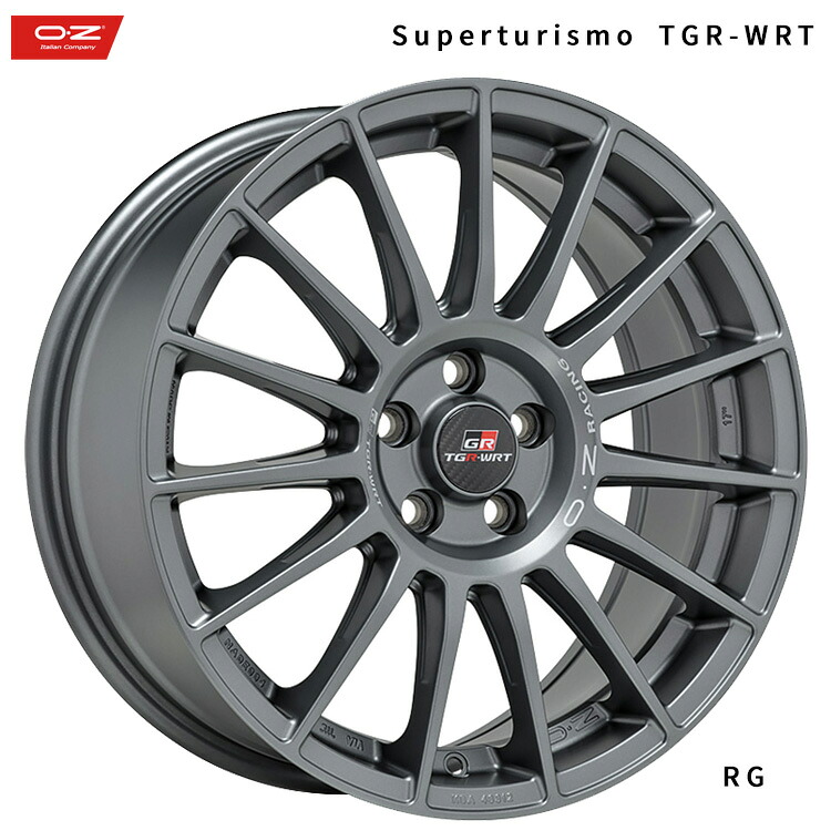 17インチ 5H114.3 7.5J 7.5J+45 5穴 スーパーツーリズモTGR-WRT ホイール (1本/2本/4本) Rally Graphite OZ Racing Superturismo TGR-WRT 送料無料 オーゼット レーシング
