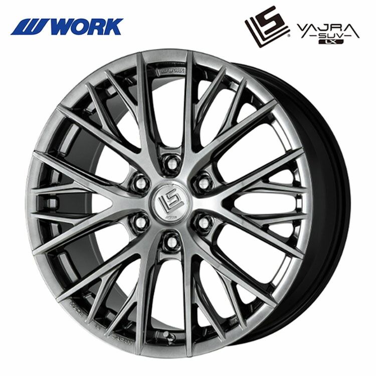 楽天市場】20インチ 6H139.7 9J 9J+40 6穴 エルエス バサラ SUV LX