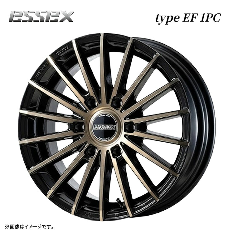 17インチ 6H139.7 6.5J 6.5J+48 6穴 タイプ EF 1PC ホイール (1本/2本/4本) ブロンズクリア ESSEX type EF 1PC 送料無料 ワーク