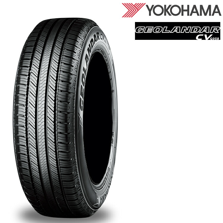 215/60R17 96H (1本/2本/4本)送料無料 ヨコハマタイヤ サマータイヤ YOKOHAMA GEOLANDAR CV G058 ジオランダー CV G058 (17インチ)