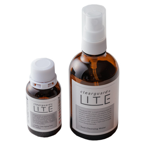 クリアガードライト(clearguardLITE)レザーシートエイジングケアセット(シートコーティング&内装クリーナー) 30ml/100ml 品番:CL200|CARPARTS Web Store