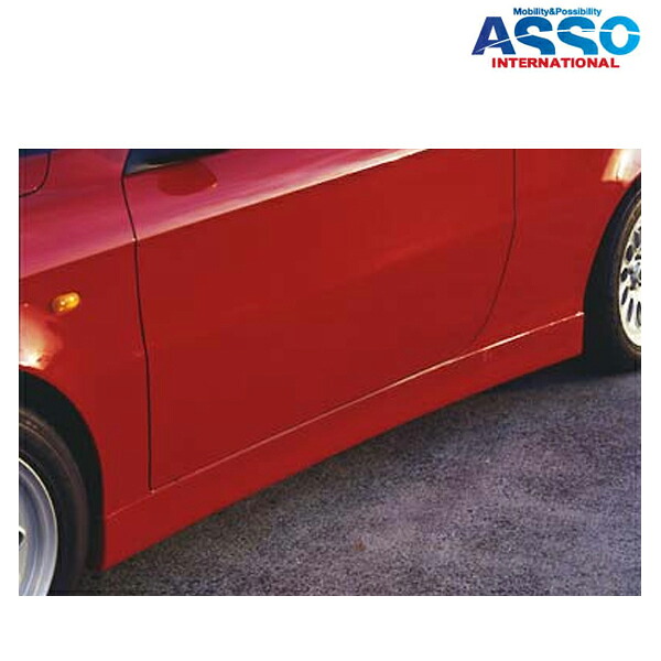 [メーカー取り寄せ]ASSO(アッソ・インターナショナル) フロントハーフスポイラー 品番：Fiat 500｜CARPARTS Web Store 49,500円