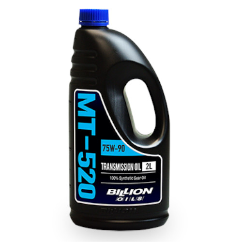 【ミノルインターナショナル】 BILLION（ビリオン） FR マニュアル専用　ミッションオイル 75W-90　2L 品番：MT-520 ※北海道・沖縄・その他離島への発送は別途送料いただきます。