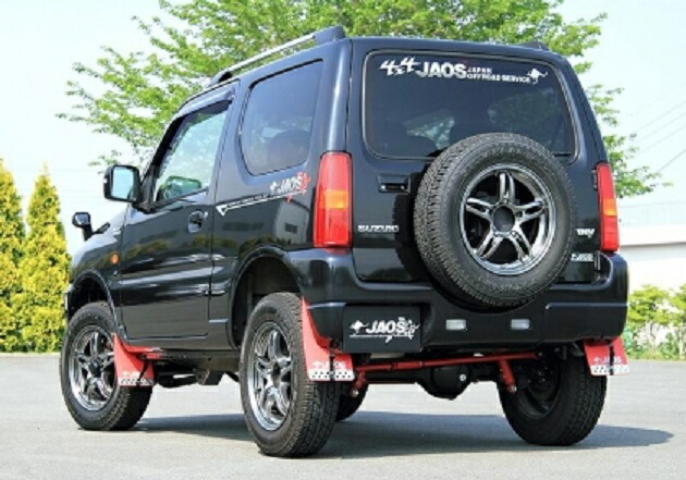 ジャオス ジムニー JB23系 マッドガードJAOS 楽天市場】【JAOS ジャオス マッドガード3リヤセット レッド ジムニー