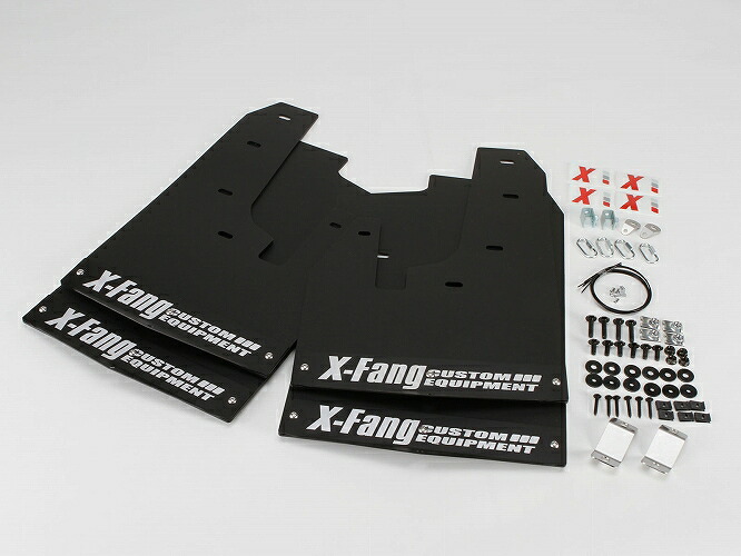 NRD（エヌアールディー） X-Fangマッドフラップ ブラック デリカD:5（2019-2025）CV1W（URBANGEAR不可） 品番：M40302