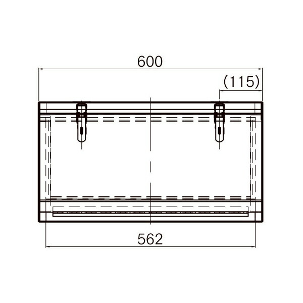 JB工具箱ステンレスSUS304BタイプHKK-600B