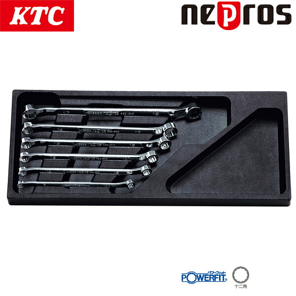KTC ネプロス 15°めがね鍵仕掛ける 6本組 NTM206