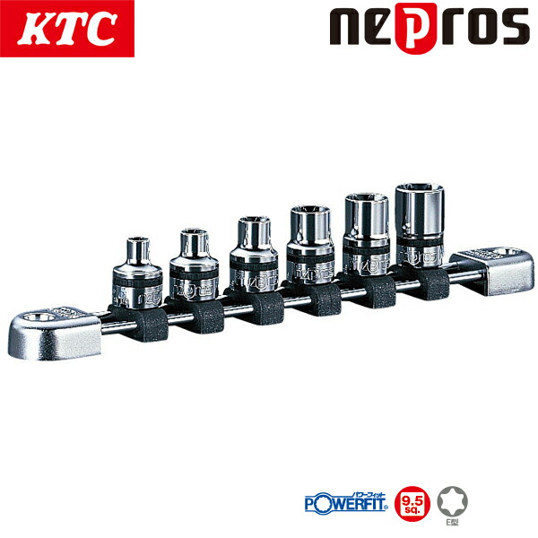 KTC ネプロス 9.5sq.E型トルクスレンチセット 6コ組 NTQ6E06A