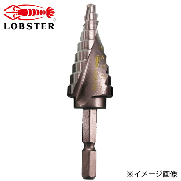 LOBSTER ロブテックス スパイラルステージドリル 六角軸 ノンコーティング LBH521SPN