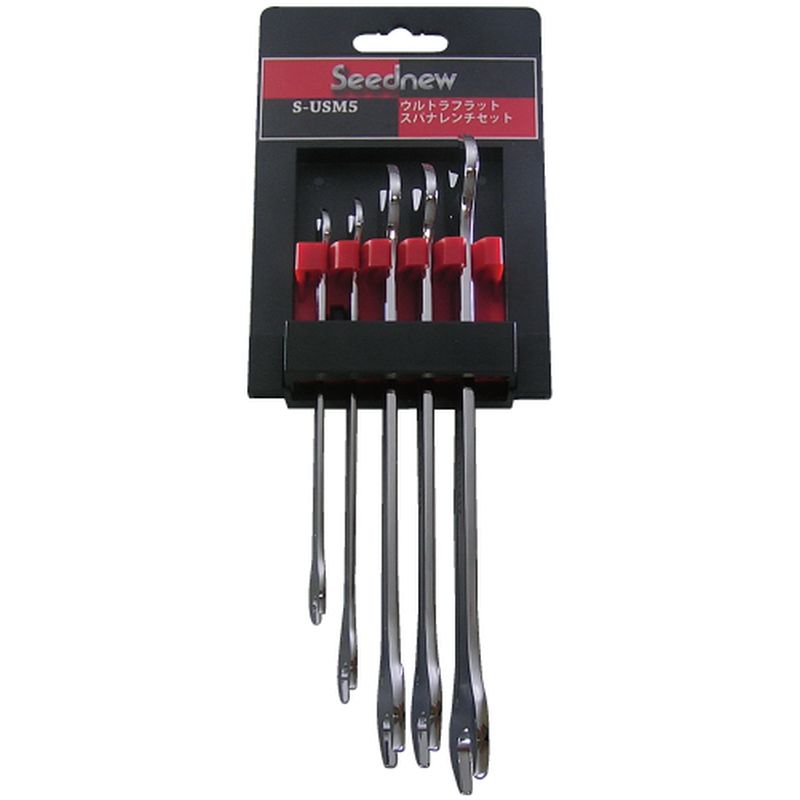 Seednew シーズニュー ウルトラフラットスパナレンチ(薄型) 5本セット S-USM5 送料無料｜CARPARTS TRIADIC